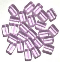 25 12x8x4mm Alexandrite Brick Glass Beads